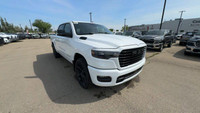 This 2025 RAM 1500 SPORT CREW CAB 4X4 has the following options Leather Trimmed Bucket Seats, Remote... (image 1)