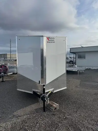 6x12 + V-Nose Enclosed Rental Trailer Daily Rate $95+ hst Weekly Rate $465.50 + hst Coupler Height:...