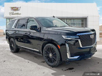 The 2022 Cadillac Escalade highlights include adaptive cruise control, panoramic roof, 3rd-row seati... (image 6)