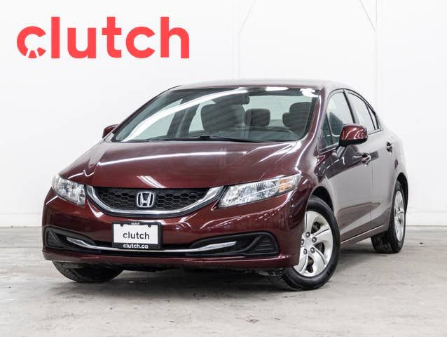 2013 Honda Civic LX w/Heated Front Seats, Bluetooth Rearview Cam in Cars & Trucks in Bedford
