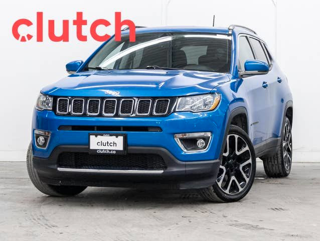 2019 Jeep Compass Limited 4X4 w/ Apple CarPlay & Android Auto, P in Cars & Trucks in Ottawa