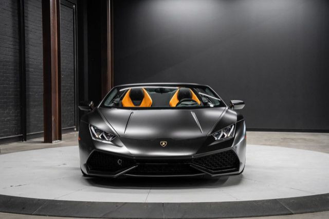 2016 Lamborghini Huracan LP 610-4 Spyder | Matte Black Wrap in Cars & Trucks in Strathcona County - Image 4