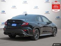 New Price! Odometer is 6529 kilometers below market average! Black 2023 Subaru WRX Sport Sport | Low... (image 4)