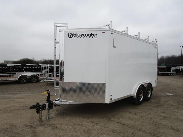 2023 Legend 8 Wide Aluminum Flat Top V-Nose Trailer - 8' x 17'! in Cargo & Utility Trailers in Barrie - Image 3