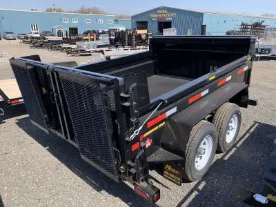 Miska Ultra Low Pro 5 Ton Heavy Duty Dump Trailer 9,990lb GVWR, 81in.x10' Dump Trailers Starting at...