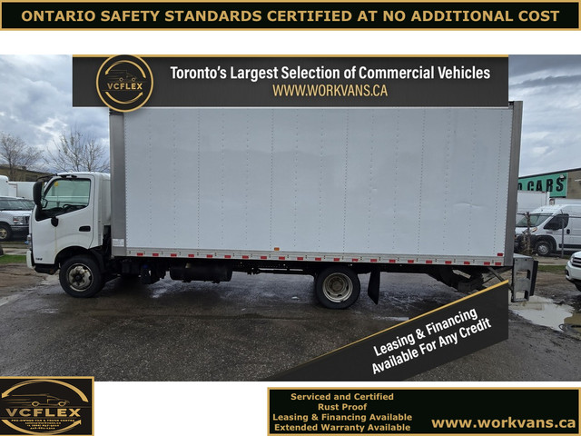 2018 Hino 195 Hino 195 - 21.5Ft x 98W x 98H Box - Lift Gate in Cars & Trucks in City of Toronto