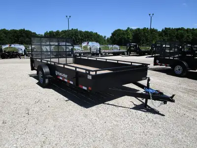 Canada Trailers Single Axle Utility Trailer 3,500lbs GVWR is $4,245.00 ! Ord: 71133-1 - Ser: 2CPUSD1...