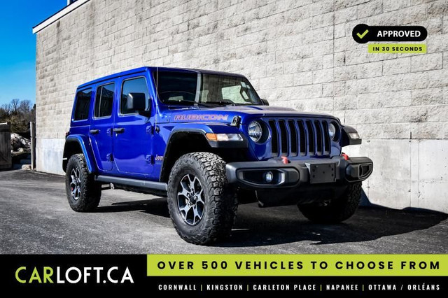 2018 Jeep Wrangler Unlimited Rubicon - NAV, R-V CAM, HEATED LEAT in Cars & Trucks in Ottawa