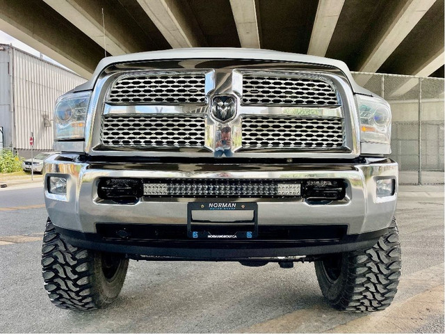 2013 Ram 3500 Laramie 6SPD MANUAL DIESEL SUNROOF NAV LIFT 37”M/T in Cars & Trucks in Delta/Surrey/Langley - Image 2