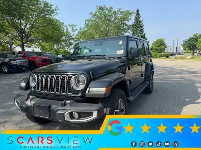 (Company Demo) The 2024 Jeep Wrangler Sahara 4WD blends legendary Jeep capability with modern refine...