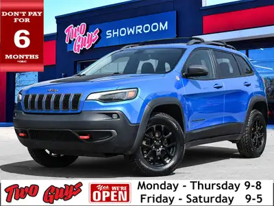 2019 Jeep Cherokee Trailhawk Hydro Blue Pearlcoat *NEW TIRES*, *REMOTE START*, *NAVIGATION*, *BLUETO...
