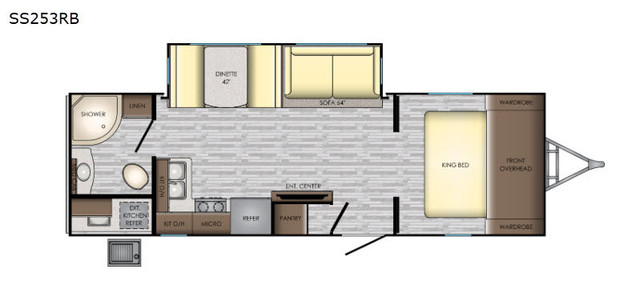 2019 CrossRoads RV Sunset Trail Super Lite SS253RB in Travel Trailers & Campers in Grande Prairie - Image 2