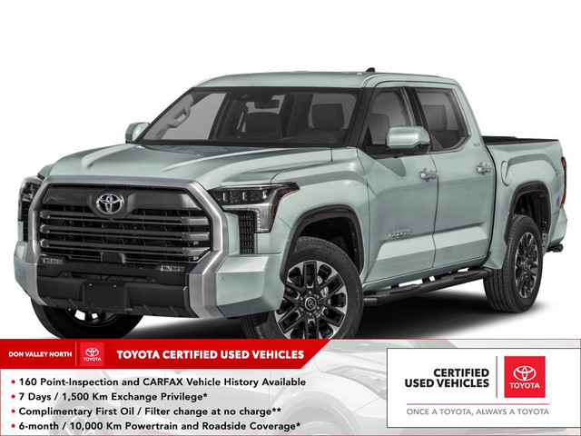 2025 Toyota Tundra Limited INCOMING | CERTIFIED | ACCIDENT FR... in Cars & Trucks in City of Toronto