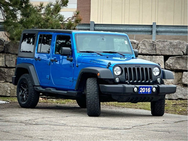  2016 Jeep WRANGLER UNLIMITED WILLYS WHEELER 4WD | BLUETOOTH | A in Cars & Trucks in Kitchener / Waterloo - Image 3