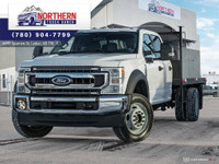 2020 Ford F-550 Chassis XLT CREW CAB 4X4 FLAT DECK TRUCK