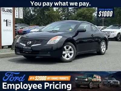 This 2008 Nissan Altima 2.5S has a Black Exterior and Black Interior with seating for 5. Equipped wi...