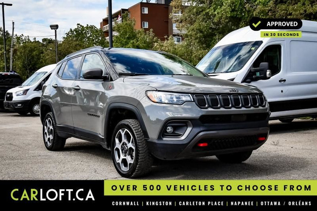 2022 Jeep Compass Trailhawk • HEATED SEATS/STEERING • POWER LIFT in Cars & Trucks in Kingston