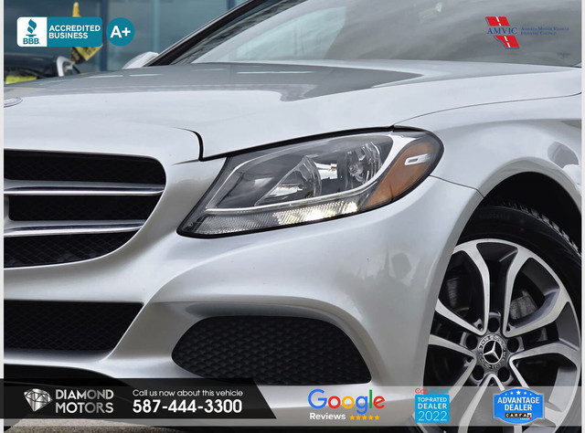 2017 Mercedes-Benz C-Class C300 4MATIC in Cars & Trucks in Edmonton - Image 2