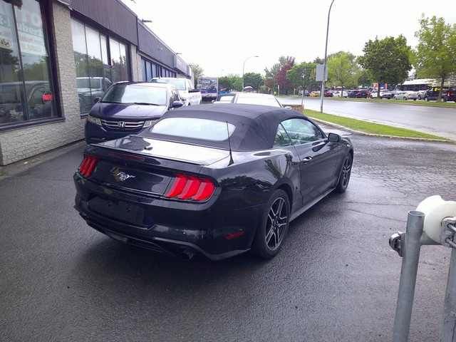 FORD MUSTANG ECOBOOST PREMIUM CONVERTIBLE 2018 **JAMAIS ACCIDENT in Cars & Trucks in Longueuil / South Shore - Image 4