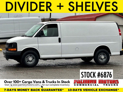 2011 Chevrolet Express Cargo Van Divider + Shelves Low Kms