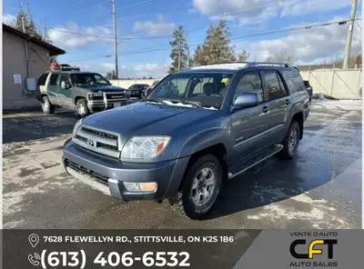 2004 Toyota 4Runner 4x4 - $4199 + HST and Licensing - Missing Radio - Very Loud Exhaust Ask about ou...