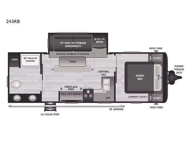 2022 Keystone RV Hideout 243RB in Travel Trailers & Campers in Moncton - Image 2