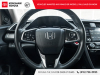 Beautiful Cosmic Blue Metallic 2020 Honda Civic EX! Sunroof / Power Driver Seat / Push Button Start... (image 9)