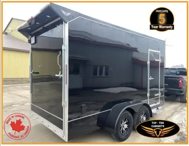 2025-7 x 14 Blacked out tuxedo edition, fully insulated package! in Cargo & Utility Trailers in Mississauga / Peel Region - Image 3