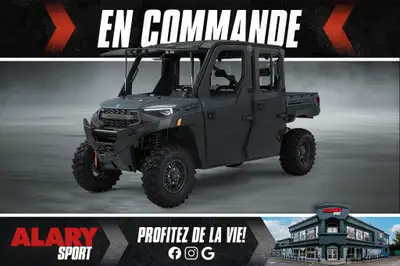 Ce CÔTE-À-CÔTE POLARIS RANGER CREW XP 1000 PREMIUM Edt. Northstar 2025 est disponible DÈS MAINTENANT...
