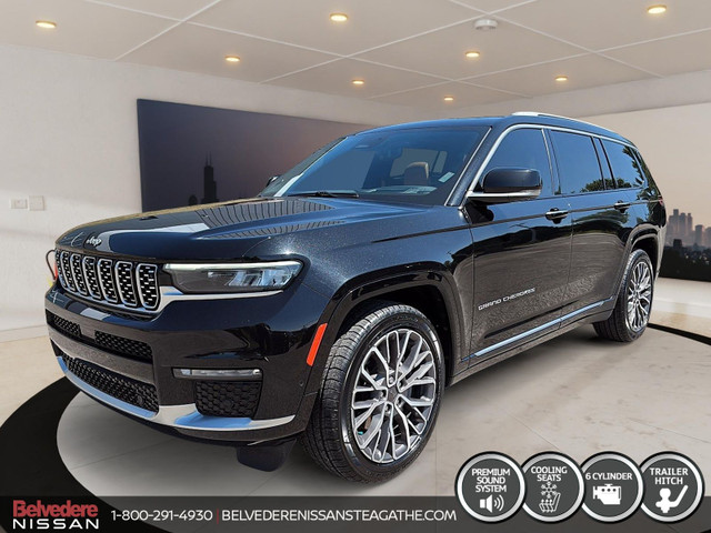 2021 Jeep Grand Cherokee L Summit Reserve FINANCEMENT DISPONIBLE in Cars & Trucks in Laurentides