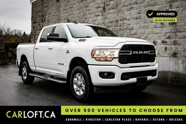 2019 Ram 2500 Big Horn • TONNEAU COVER • RUNNING BOARDS • HEATED in Cars & Trucks in Cornwall