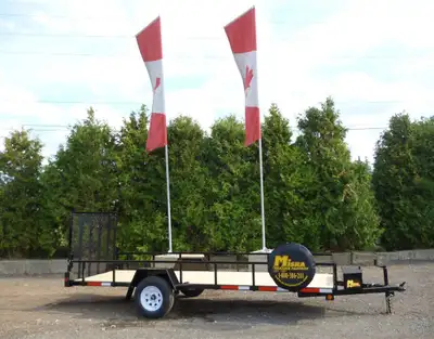 Miska Trailer Factory has a HUGE selection of Canadian Made ATV Trailers in stock 5'x10' Hercules Ut...