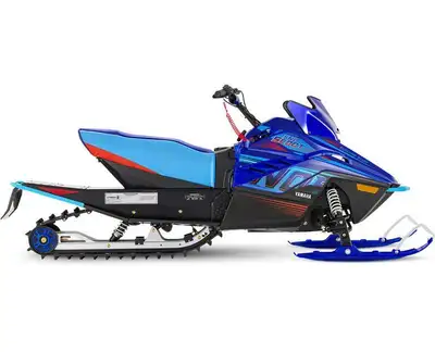 The Snoscoot is an easy-to-ride electric-start, four-stroke, 200cc-class snowmobile for younger, sma...