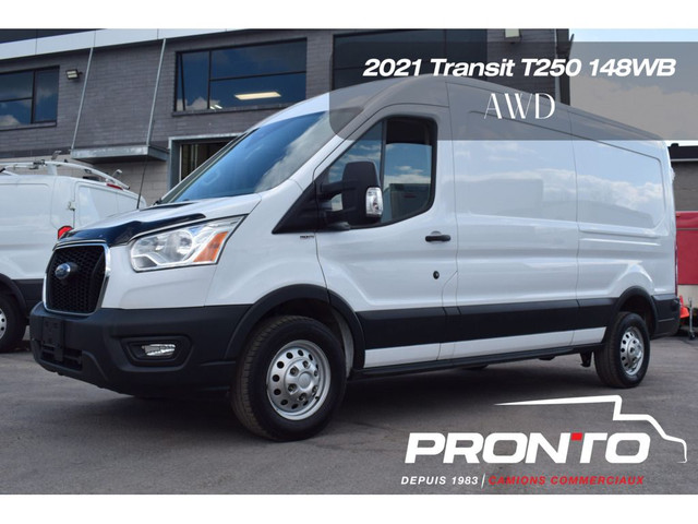 2021 Ford Transit Cargo Van AWD ** T-250 148WB Med Roof ** GARAN dans Autos et camions  à Laval/Rive Nord