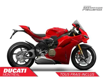 DUCATI PANIGALE V4 S 2025La Panigale V4 S se distingue de la V4 par une nouvelle suspension Öhlins à...