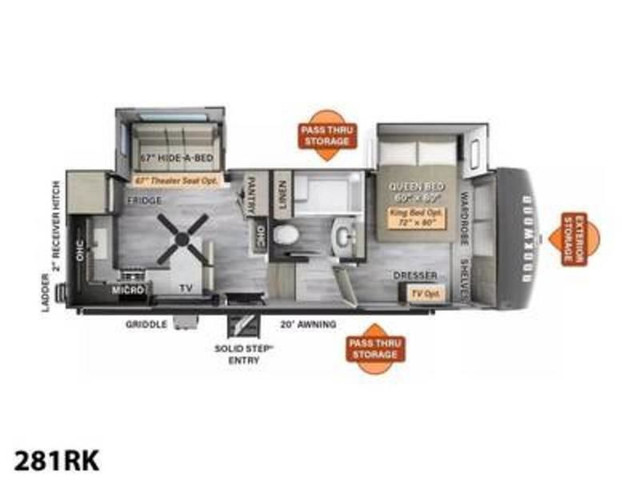 2024 Forest River Rockwood Signature 281RK in Travel Trailers & Campers in Winnipeg - Image 3
