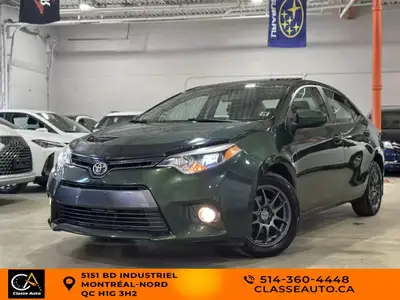 2015 Toyota Corolla LE/AUTO/AC/CAMERA/CUIR/TOIT/BLUETOOTH/DEMARREUR/GR ELECT !!! 5151 BOULEVARD INDU...