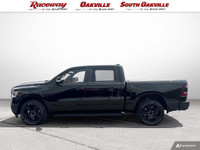 2022 RAM 1500 SPORT CREW CAB 4X4 Black Exterior Black Vinyl Front Bucket Seats 5.7L HEMI V8 - Back U... (image 2)