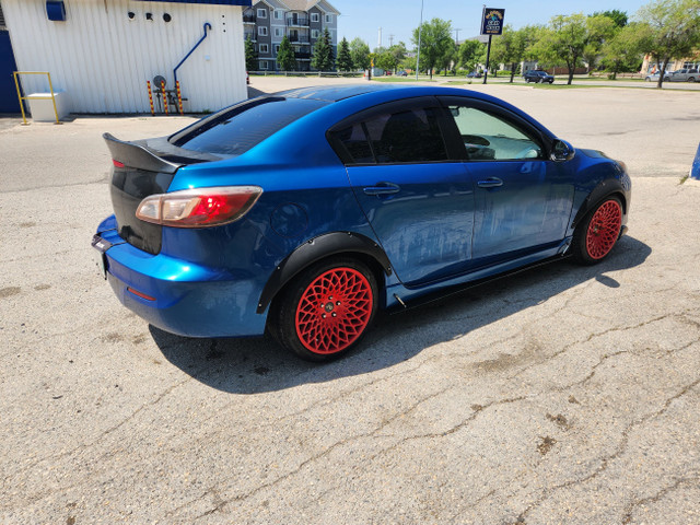 2013 Mazda Mazda3 GS-SKY AFTERMARKET EXHAUST/ RIMS!! in Cars & Trucks in Winnipeg - Image 3