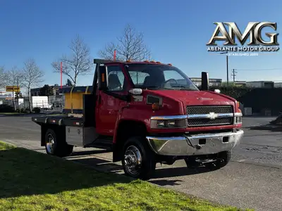 2005 Chevrolet C4500 Kodiak Flatdeck 4X4 Flatdeck dimensions: 12’ L x 8’ W 134051mi/215734kms 3525 h...
