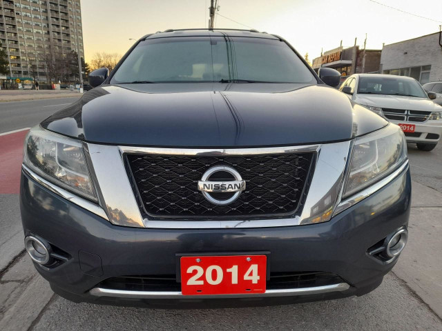  2014 Nissan Pathfinder SL-4X4-7 SEATS-LEATHER-BLUETOOTH-AUX-ALL in Cars & Trucks in City of Toronto - Image 2