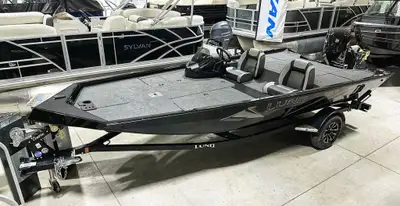 The 1775 Lund Renegade is the perfect aluminum bass boat for targeting shallow-water bass or crappie...
