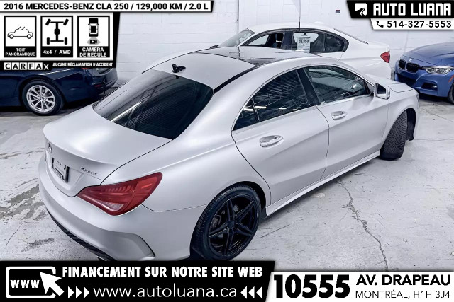 2016 MERCEDES-BENZ CLA-Class CLA250 4 MATIC/TOIT/NAVI/CAMERA in Cars & Trucks in City of Montréal - Image 2