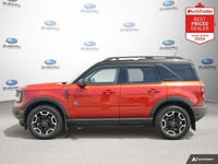 Recent Arrival! Odometer is 25100 kilometers below market average! Chili Pepper Red 2023 Ford Bronco... (image 1)