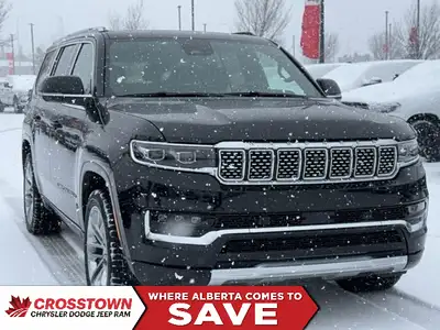 This Jeep Grand Wagoneer is equipped with: Palermo Leather-Faced Bucket Seats, Power moonroof, Remot...