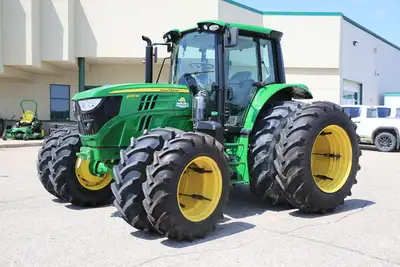 Location: Horizon Ag & Turf Mayerthorpe 2022 JOHN DEERE 6130M MFWD TRACTOR, FT4, MFWD, 520/70R38 REA...