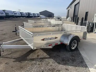 6 X 10 Alum .. INSTOCK AND READY TO GO 2025 Weberlane 6x10 tandem axle aluminum utility trailer. 350...
