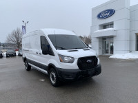 Welcome. This 2022 Ford Transit 250 is for sale today. This Van has 73,724 kms. It's Oxford White in... (image 2)