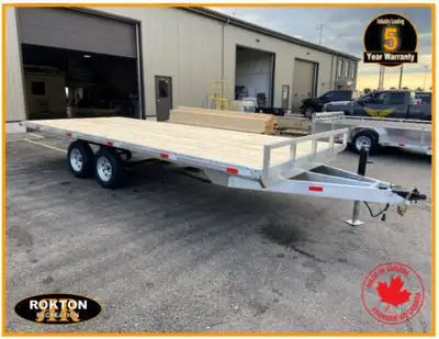 For sale is a Tow Tek Trailers 102" x 20, Heavy-duty tube frame, All Aluminum Deck Over float traile...