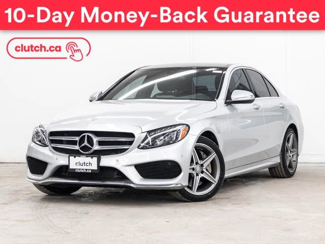 2015 Mercedes-Benz C-Class C 300 AWD w/ Rearview Cam, Dual Zone  in Cars & Trucks in City of Toronto